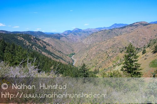 The view from Lookout Mountain near Golden, CO
